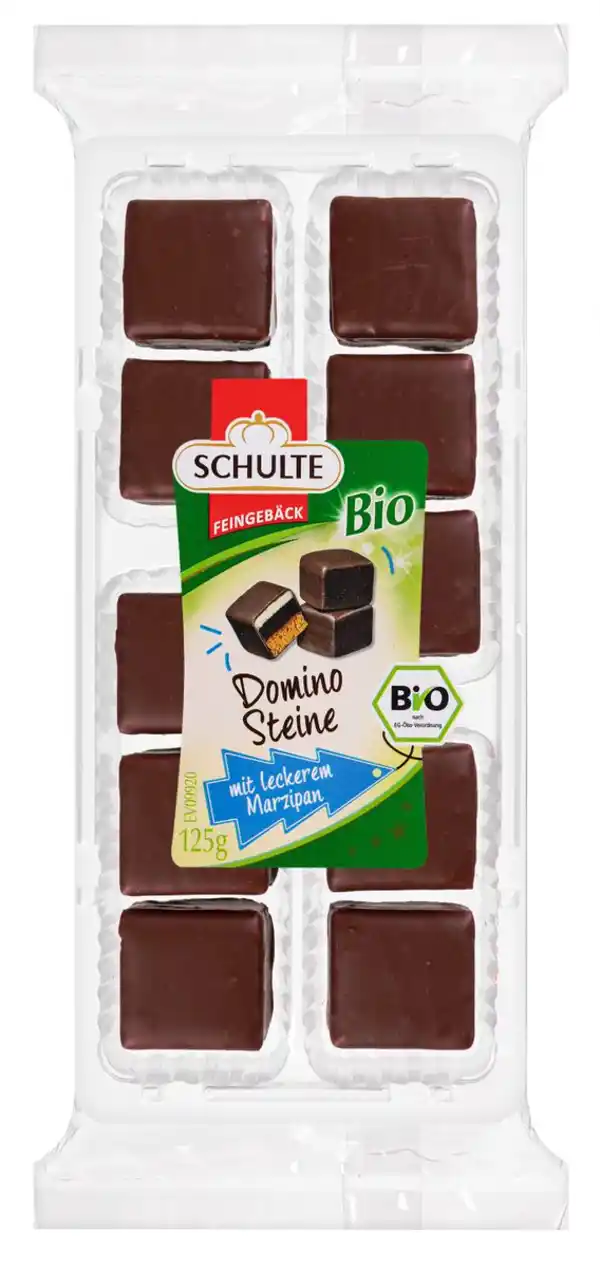 Bild 1 von SCHULTE Bio-Dominosteine, 125-g-Packg.