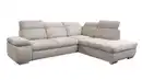 Bild 1 von Ecksofa Cord creme 280 x 230 cm Schlaffunktion - COLORADO
