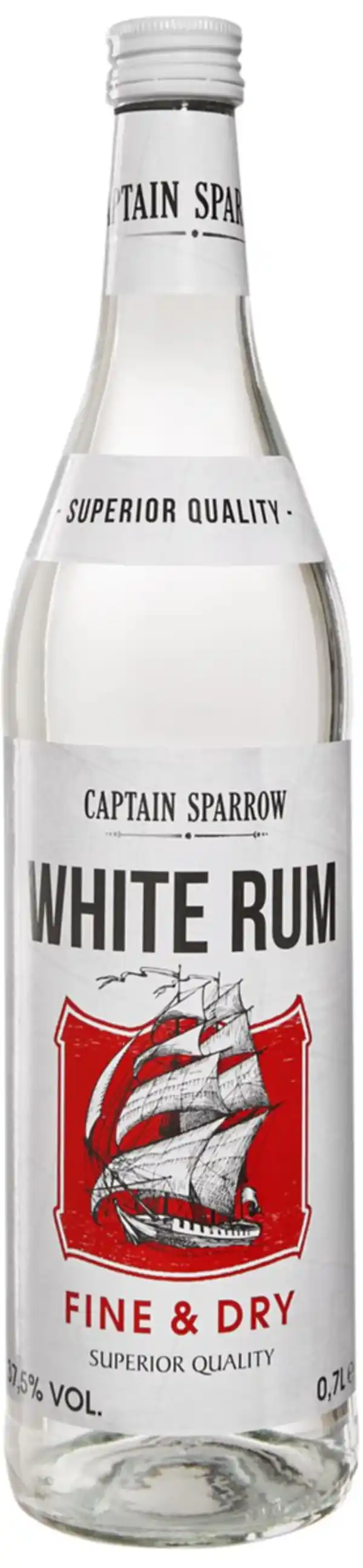 Bild 1 von CAPTAIN SPARROW White Rum, 0,7-l-Fl.