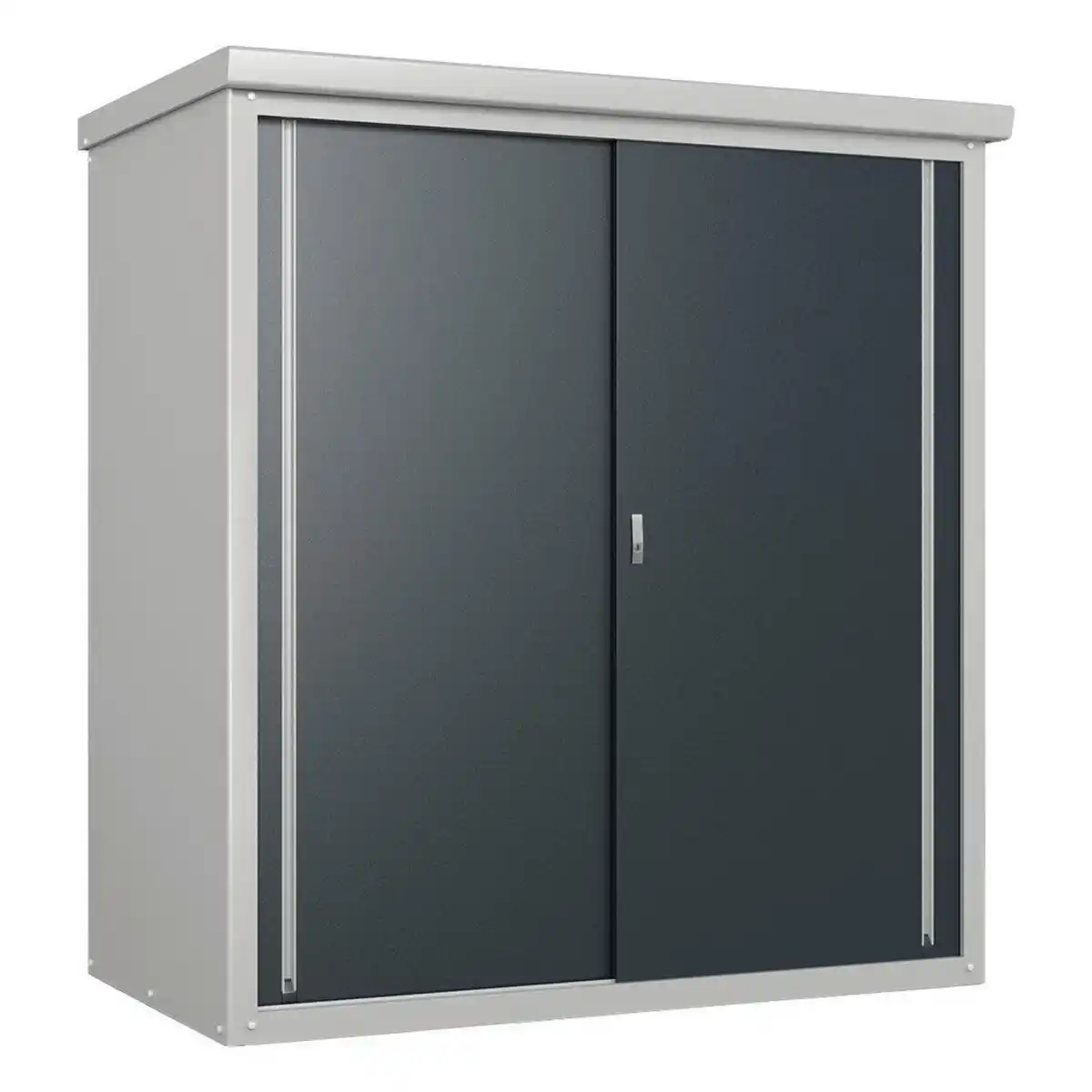 Bild 1 von Trimetals Gartenschrank Guardian anthrazit Metall B/H/T: ca. 172x187x90 cm
