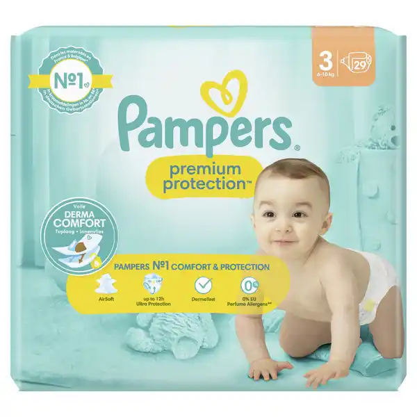 Bild 1 von Pampers Premium Protection Midi Windeln Gr.3 6-10kg 29ST