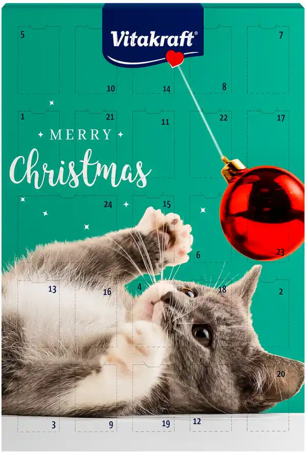 Bild 1 von VITAKRAFT Katzen- oder Hunde- Adventskalender, 244 - 363-g-Packg.