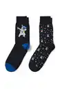 Bild 1 von C&A Multipack 2er-Socken mit Motiv-Eisbär, Blau, Größe: 39-42