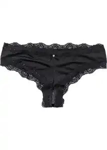 Panty ouvert, 36/38, Schwarz