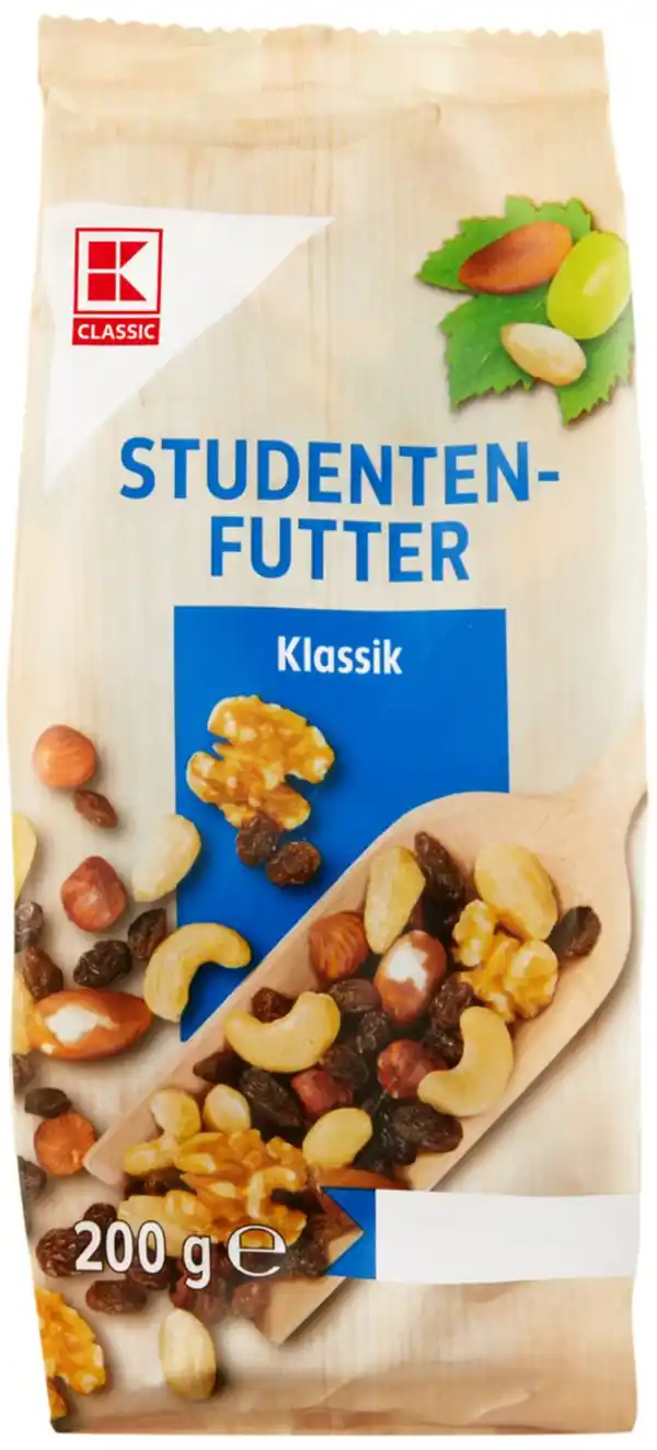 Bild 1 von K-CLASSIC Studentenfutter, 200-g-Packg.