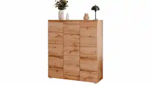 Highboard mit Schubladen - Honig Eiche 116 cm - IMAGE