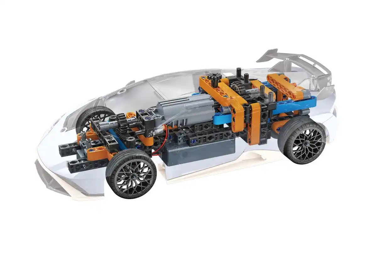 Bild 4 von CLEMENTONI »Lamborghini Huracan STO« Modellauto-Bausatz