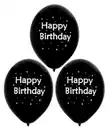 Bild 1 von Luftballons Geburtstag 3er-Pack, schwarz