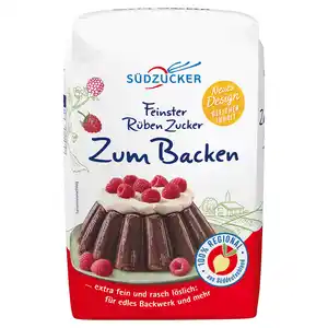 SÜDZUCKER Feinster Backzucker 1 kg