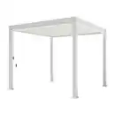 Bild 1 von PergoLine Pergola Trumpf weiß Aluminium B/H/L: ca. 300x255x300 cm