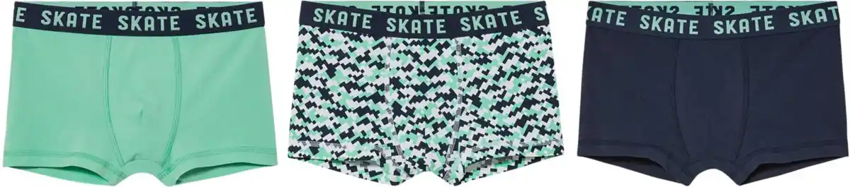 Bild 2 von HIP&HOPPS® Kinder-Boxershorts, 3-St.-Packg.