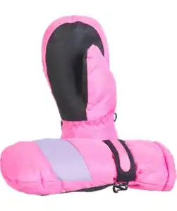 Ski-Fäustlinge gefüttert, pink/lila