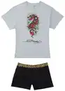 Bild 1 von ED HARDY Damen-Shorty-Pyjama, 2-teilig