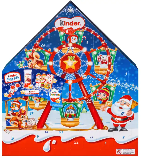 Bild 1 von KINDER Maxi-Mix-Adventskalender, 351-g-Packg.