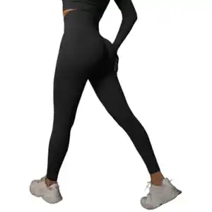 GWS SHOP Damen Leggings Sport Scrunch Butt Damen High Waist, Scrunch Butt Push Up Leggings Premium Qualität Elastisch Yoga Leggings