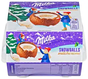 MILKA Snowballs, 4 St. = 112-g-Packg.