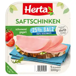 HERTA Kochschinken, kochsalzreduziert 100 g