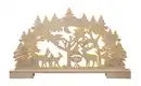 Bild 1 von LED-Schwibbogen aus Holz - Wald mit Futterkrippe