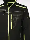 Bild 4 von Herren Softshelljacke mit Neondetails Schwarz