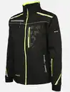 Bild 3 von Herren Softshelljacke mit Neondetails Schwarz