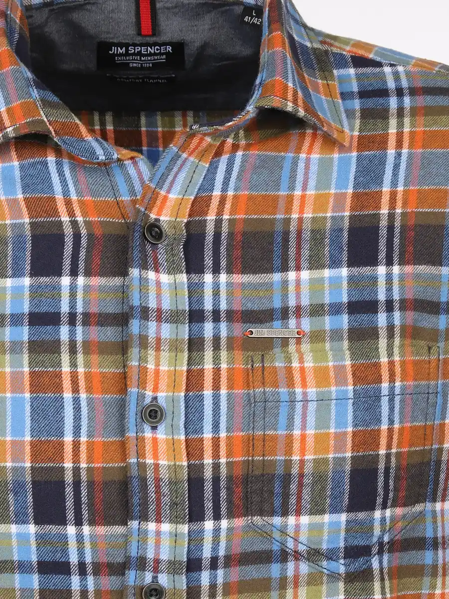 Bild 3 von Herren Flanellhemd im Karodessin Gelb