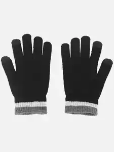 Herren Handschuhe mit Touchfunktion Schwarz