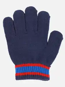 Jungen Handschuhe mit Spiderman Motiv Marine