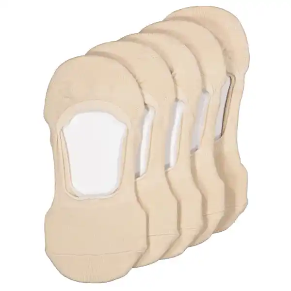 Bild 1 von Damenfüßlis 5er-Pack, Beige, 39/42