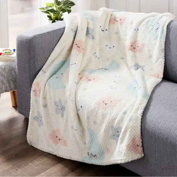 Bild 2 von Kinder-Kuscheldecke "Cashmere Dots"
