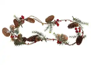 Girlande mit roten Beeren 100cm