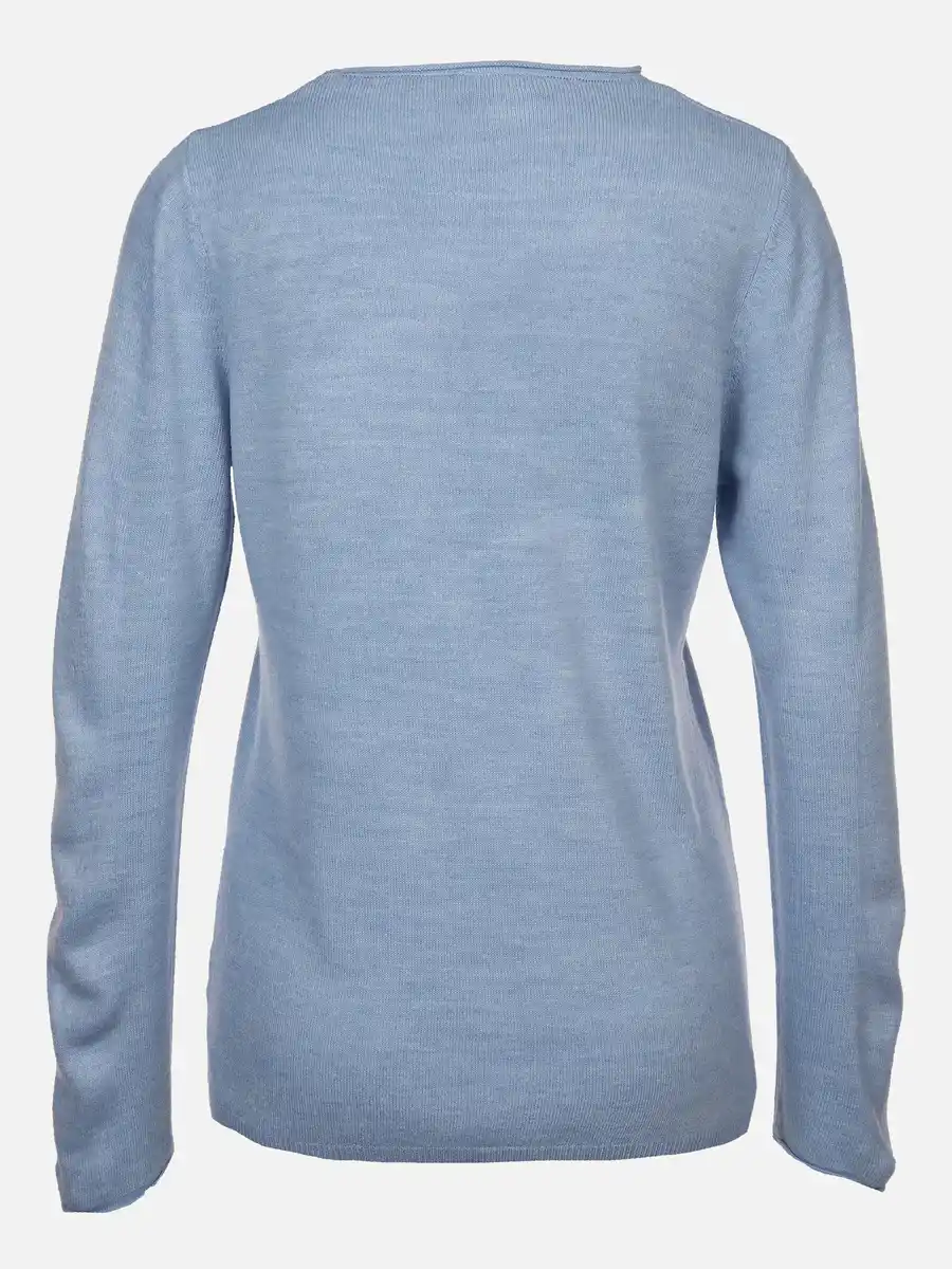 Bild 2 von Damen Feinstrickpullover Blau