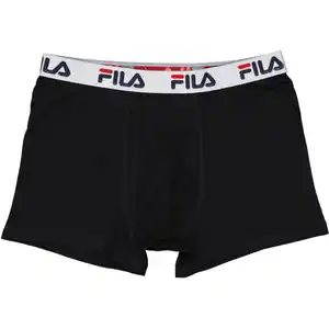 Herren Boxershorts Fila, Schwarz, L