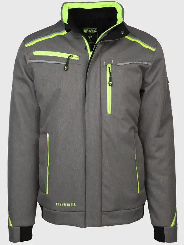 Bild 1 von Herren Softshelljacke mit vielen Details Grau