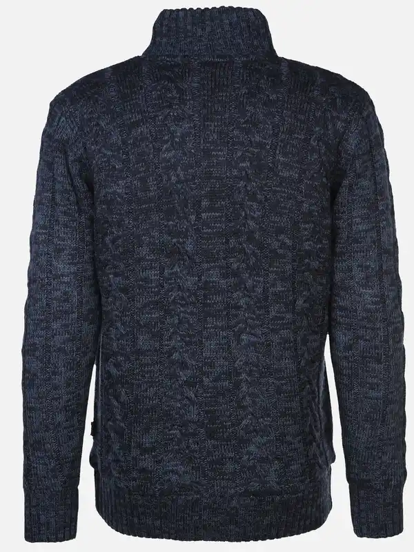 Bild 2 von Herren Strickjacke wattiert im Norwegermuster Blau