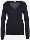 Bild 1 von Damen Pullover mit V-Ausschnitt Blau