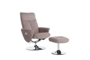 TV-Sessel Relax Microfaser Taupe