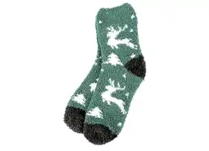 Weihnachts-Kuschelsocken 97% Polyester