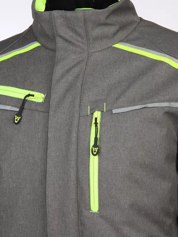 Bild 4 von Herren Softshelljacke mit vielen Details Grau