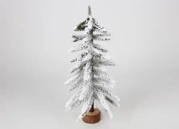 Bild 1 von Verschneiter Deko-Tannenbaum mit 15 LEDs 40cm Warmweiß