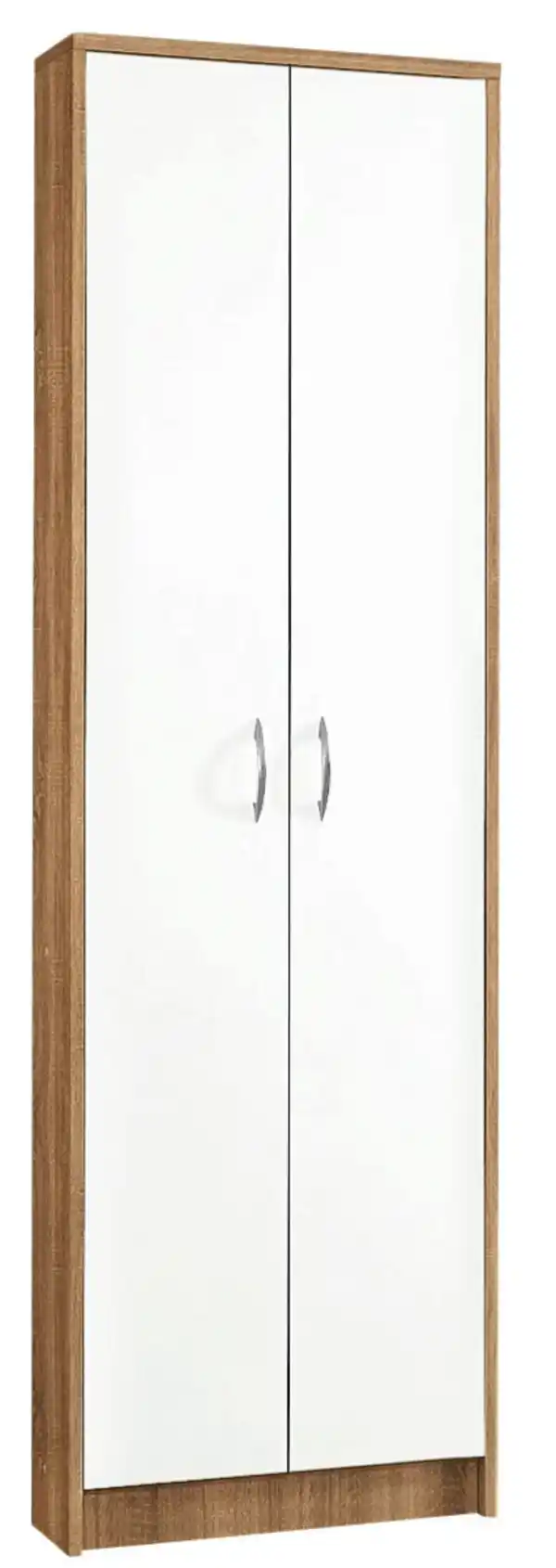 Bild 1 von Garderobenschrank Vera Eiche Sonoma/Weiß Nachbildung ca. 55 x 190 x 26 cm