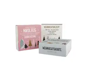 Weihnachts-Geschenkbox mit Keksaustecher