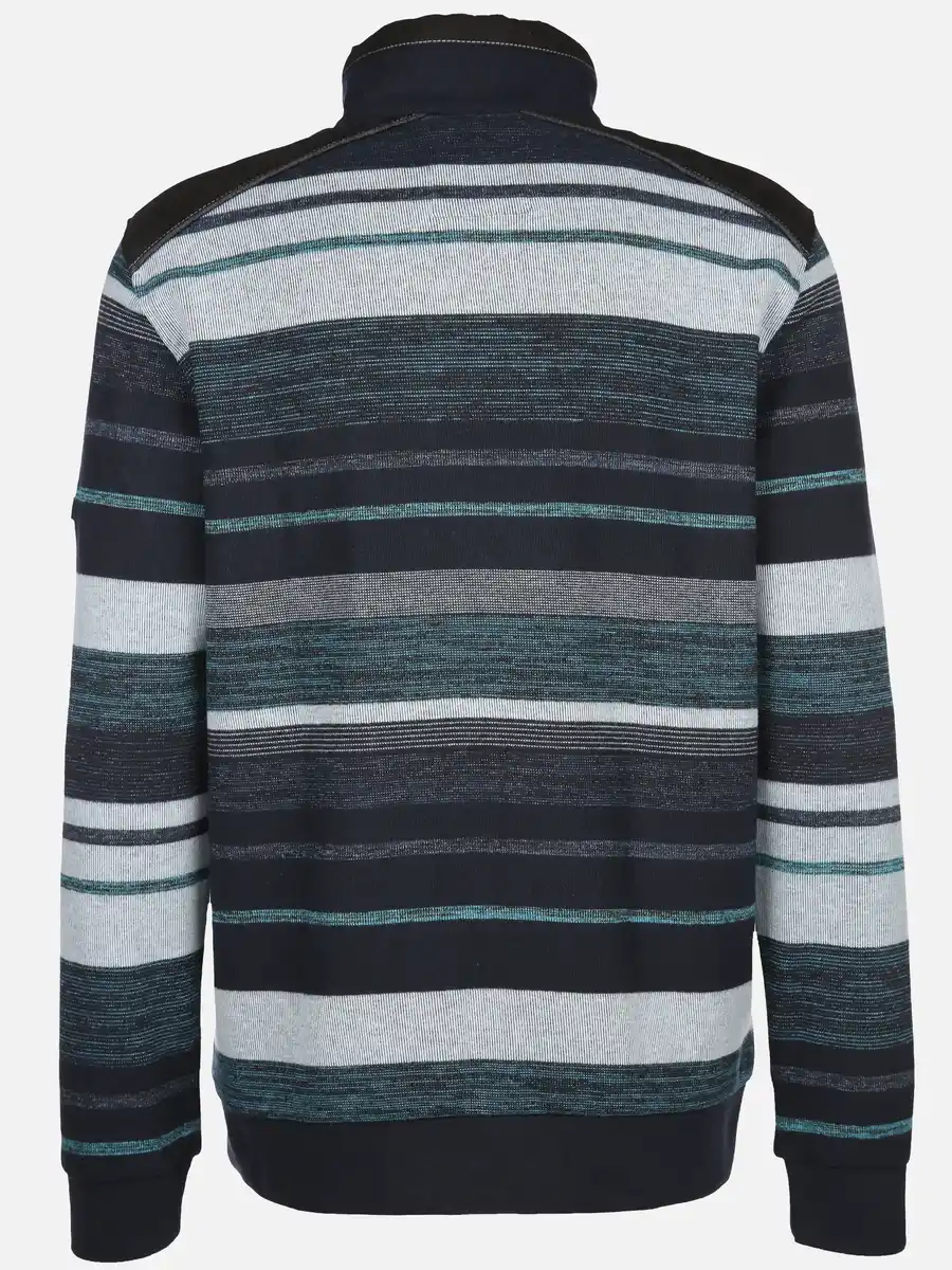 Bild 2 von Herren Sweattroyer mit Streifen Türkis