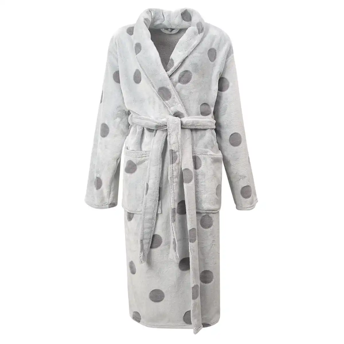 Bild 1 von Damen Bademantel, Grau, M