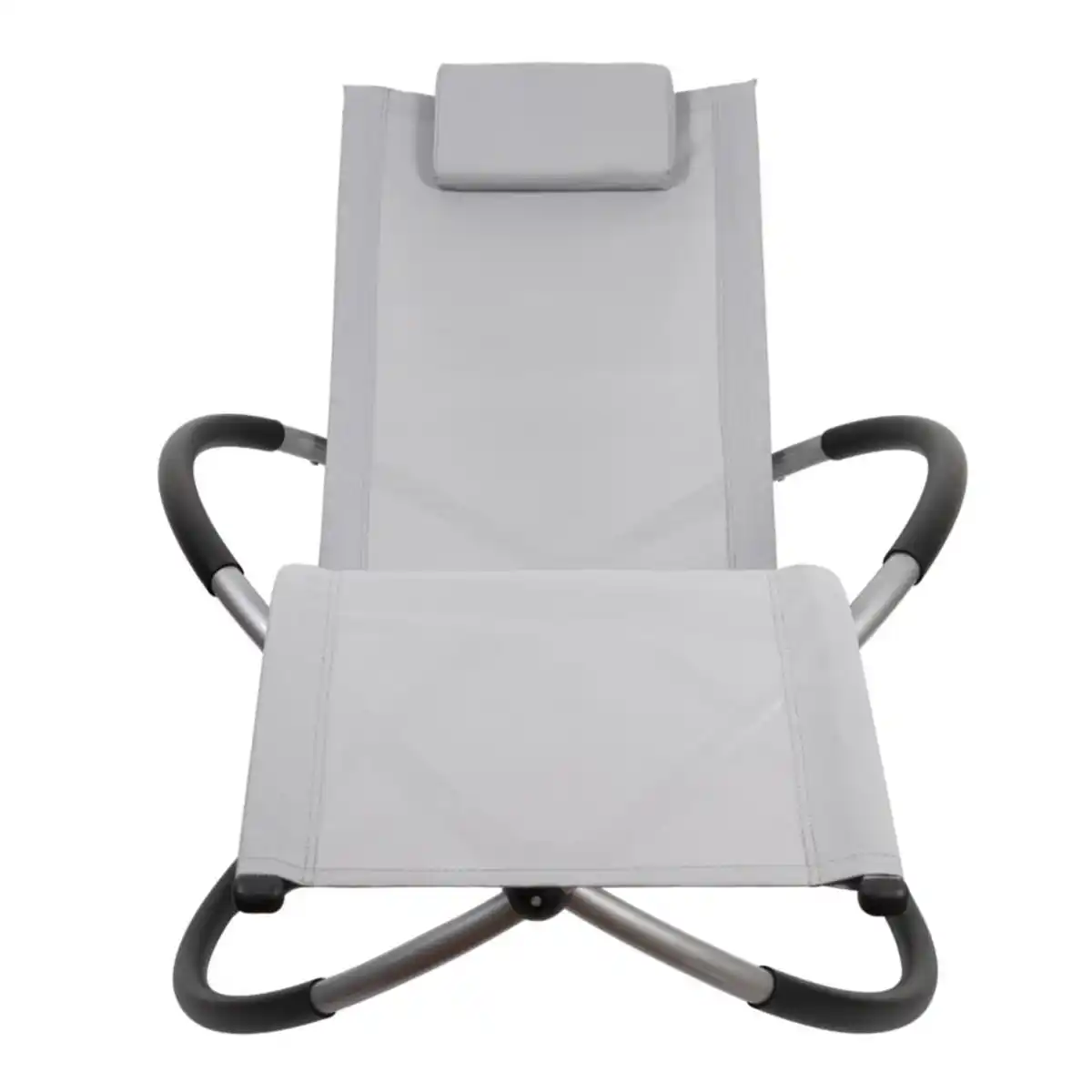 Bild 1 von Schwungliege mit Kopfkissen grau