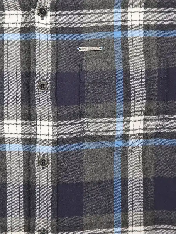 Bild 3 von Herren Flanellhemd im Karodessin Grau