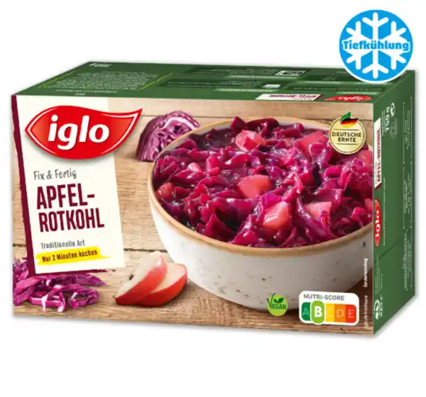 Bild 1 von IGLO Apfel-Rotkohl*