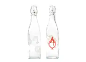 Drahtbügelflasche 0,5L aus Glas