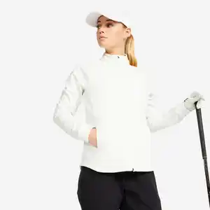 Damen Golf Sweatshirtjacke - CW500 creme