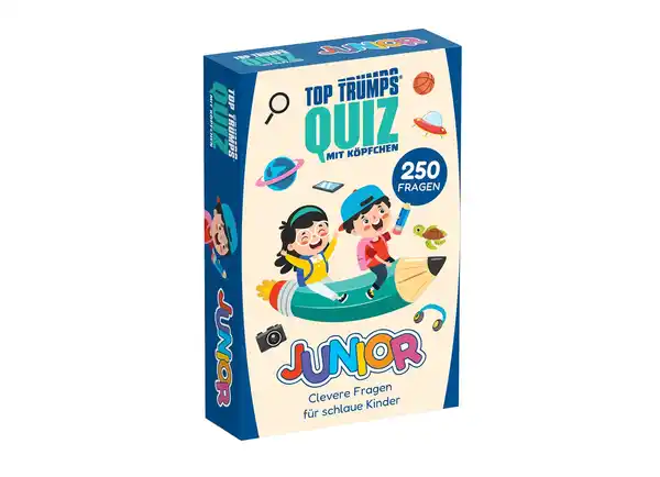 Bild 1 von TopTrumps Junior-Quiz 250 Kinderfragen für kluge Köpfe