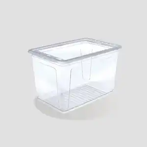 Aufbewahrungsbox 'Clearbox Bea' transparent 59 x 35 x 39 cm, inkl. Deckel